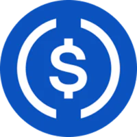 a blue circle with a dollar sign on it
